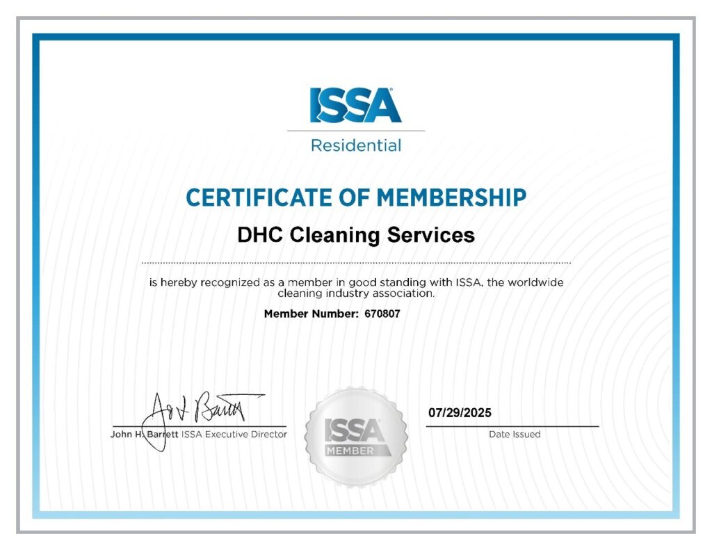 ISSA Member Certificate